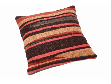 Oriental Kilim Pillow cushion natural colors & wool ca. 40x40 cm