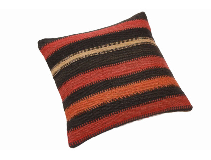 Oriental Kilim Pillow cushion natural colors & wool ca. 40x40 cm