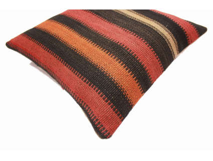 Oriental Kilim Pillow cushion natural colors & wool ca. 40x40 cm