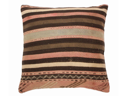 Oriental Kilim Pillow cushion natural colors & wool ca. 40x40 cm