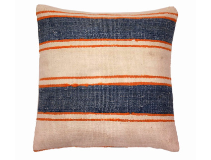 Oriental Kilim Pillow cushion natural colors & wool ca. 40x40 cm