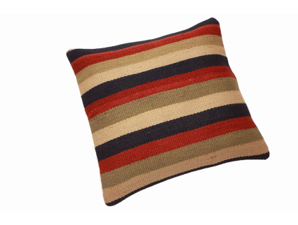 Oriental Kilim Pillow cushion natural colors & wool ca. 40x40 cm