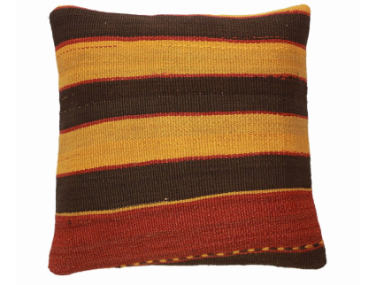 Oriental Kilim Pillow cushion natural colors & wool ca. 40x40 cm