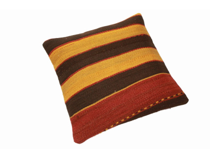 Oriental Kilim Pillow cushion natural colors & wool ca. 40x40 cm