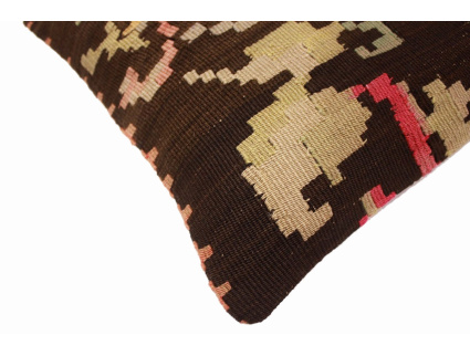 Oriental Kilim Pillow cushion natural colors & wool ca. 40x40 cm