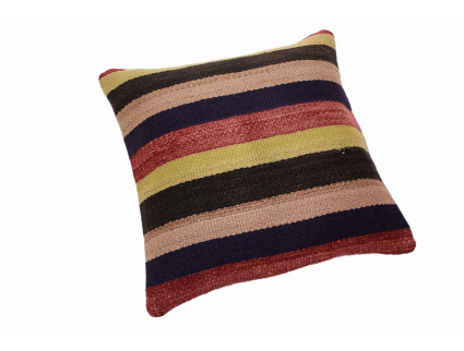 Oriental Kilim Pillow cushion natural colors & wool ca. 40x40 cm