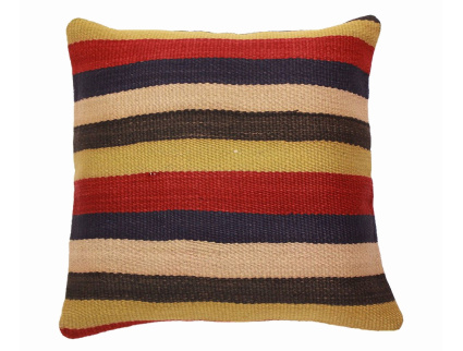 Oriental Kilim Pillow cushion natural colors & wool ca. 40x40 cm