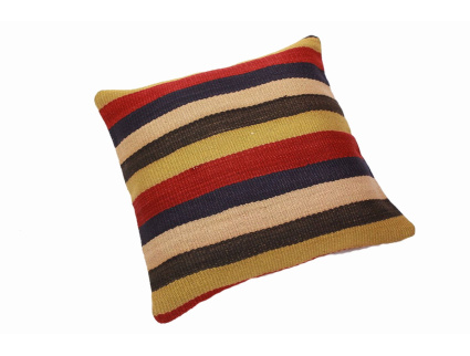 Oriental Kilim Pillow cushion natural colors & wool ca. 40x40 cm