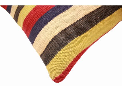 Oriental Kilim Pillow cushion natural colors & wool ca. 40x40 cm