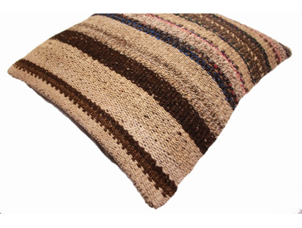 Oriental Kilim Pillow cushion natural colors & wool ca. 40x40 cm