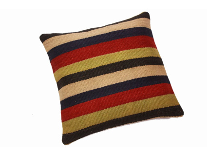 Oriental Kilim Pillow cushion natural colors & wool ca. 40x40 cm