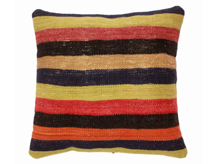 Oriental Kilim Pillow cushion natural colors & wool ca. 40x40 cm