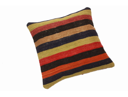 Oriental Kilim Pillow cushion natural colors & wool ca. 40x40 cm