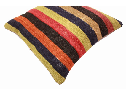 Oriental Kilim Pillow cushion natural colors & wool ca. 40x40 cm