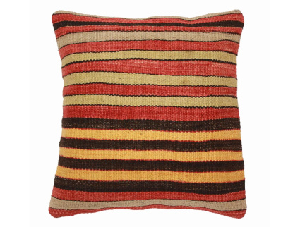 Oriental Kilim Pillow cushion natural colors & wool ca. 40x40 cm