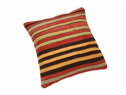 Oriental Kilim Pillow cushion natural colors & wool ca. 40x40 cm