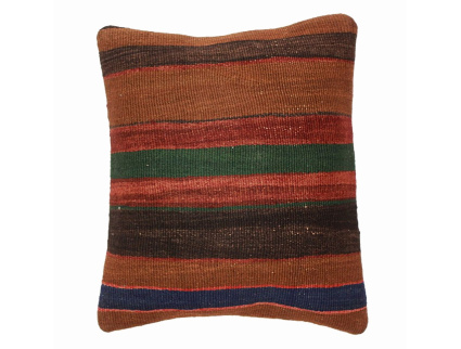 Oriental Kilim Pillow cushion natural colors & wool ca. 40x40 cm