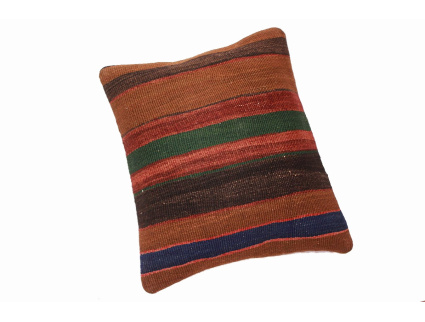 Oriental Kilim Pillow cushion natural colors & wool ca. 40x40 cm