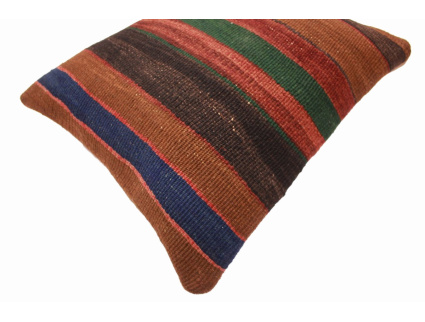 Oriental Kilim Pillow cushion natural colors & wool ca. 40x40 cm