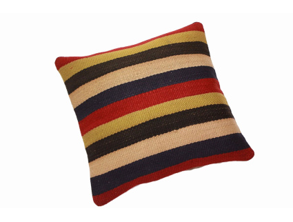 Oriental Kilim Pillow cushion natural colors & wool ca. 40x40 cm