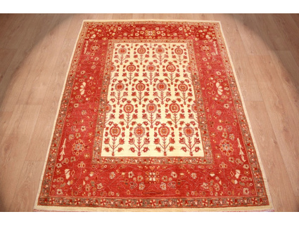 Nomadic persian wool carpet Kashkouli 177x133 cm Beige