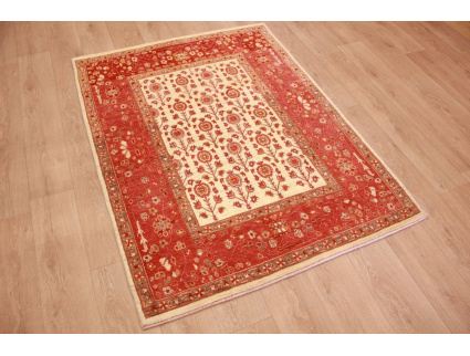 Nomadic persian wool carpet Kashkouli 177x133 cm Beige