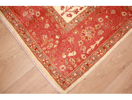 Nomadic persian wool carpet Kashkouli 177x133 cm Beige