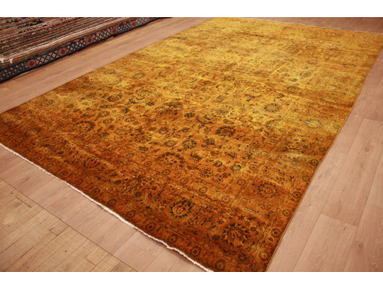 Vintage Teppich moderner Orientteppich Gold 430x278 cm