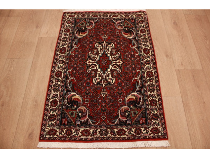 Persian carpet Bijar fine quality Red 105x72 cm