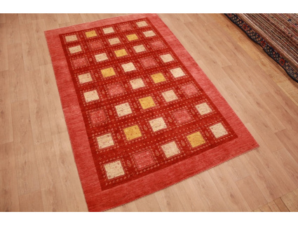 Nomadic Persian carpet Loribaft wool 300x193 m Red