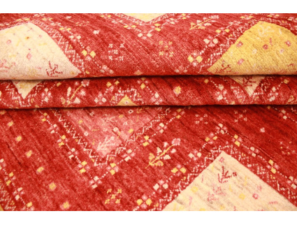 Nomadic Persian carpet Loribaft wool 300x193 m Red