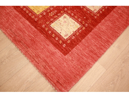 Nomadic Persian carpet Loribaft wool 300x193 m Red