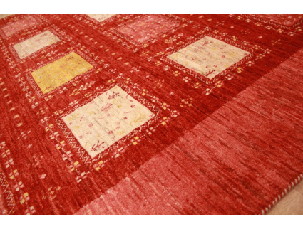 Nomadic Persian carpet Loribaft wool 300x193 m Red