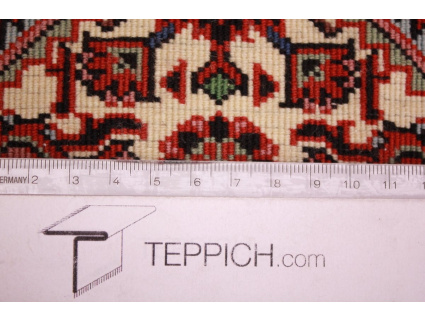 Persian carpet Bijar 56x52 cm Red