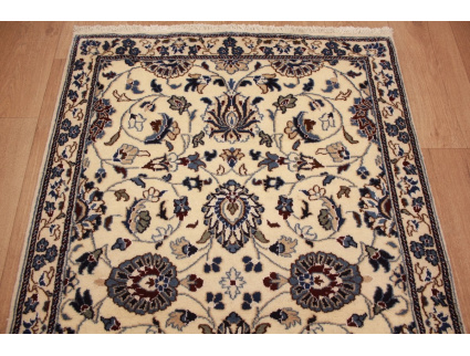 Oriental carpet Persian carpet Nain 150x97 cm Beige