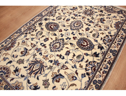 Oriental carpet Persian carpet Nain 150x97 cm Beige