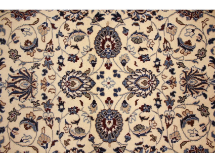 Oriental carpet Persian carpet Nain 150x97 cm Beige