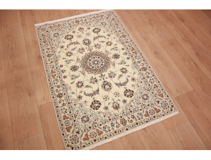 Persian carpet "Nain" 9la with Silk 126x90 cm