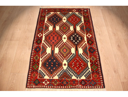 Persian carpet Yalameh pure wool 126x81 cm