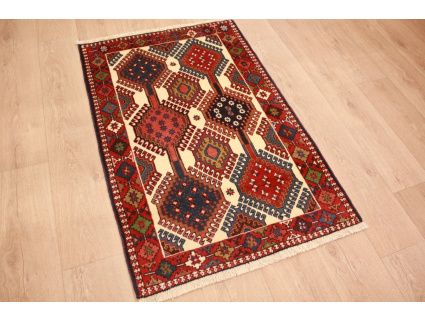 Persian carpet Yalameh pure wool 126x81 cm