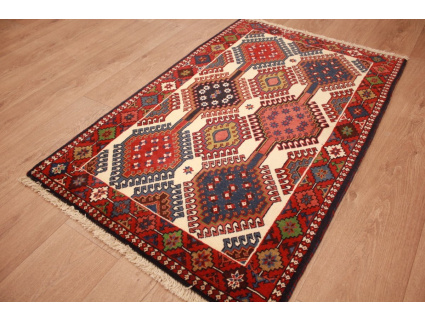 Persian carpet Yalameh pure wool 126x81 cm