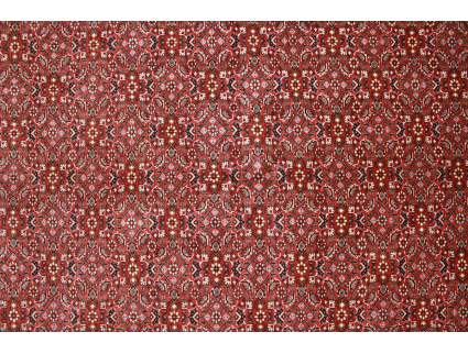 Persian carpet Bidjar with Silk 206x155 cm Red