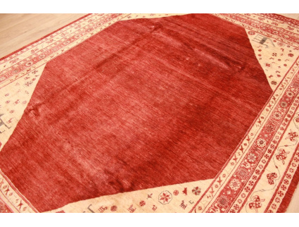 Persian carpet "Ghashghai" pure Wool 295x214 cm Red