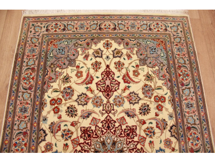 Perserteppich Tabriz Orientteppich mit Seide Beige 156x101 cm