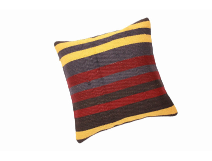 Oriental Kilim Pillow cushion natural colors & wool ca. 40x40 cm