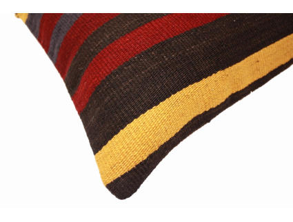 Oriental Kilim Pillow cushion natural colors & wool ca. 40x40 cm