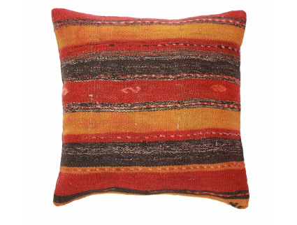 Oriental Kilim Pillow cushion natural colors & wool ca. 40x40 cm