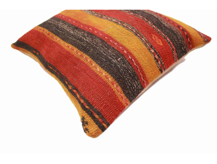 Oriental Kilim Pillow cushion natural colors & wool ca. 40x40 cm