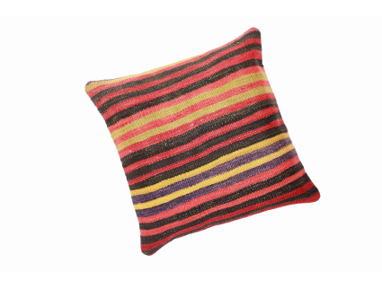 Oriental Kilim Pillow cushion natural colors & wool ca. 40x40 cm