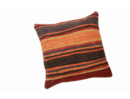 Oriental Kilim Pillow cushion natural colors & wool ca. 40x40 cm